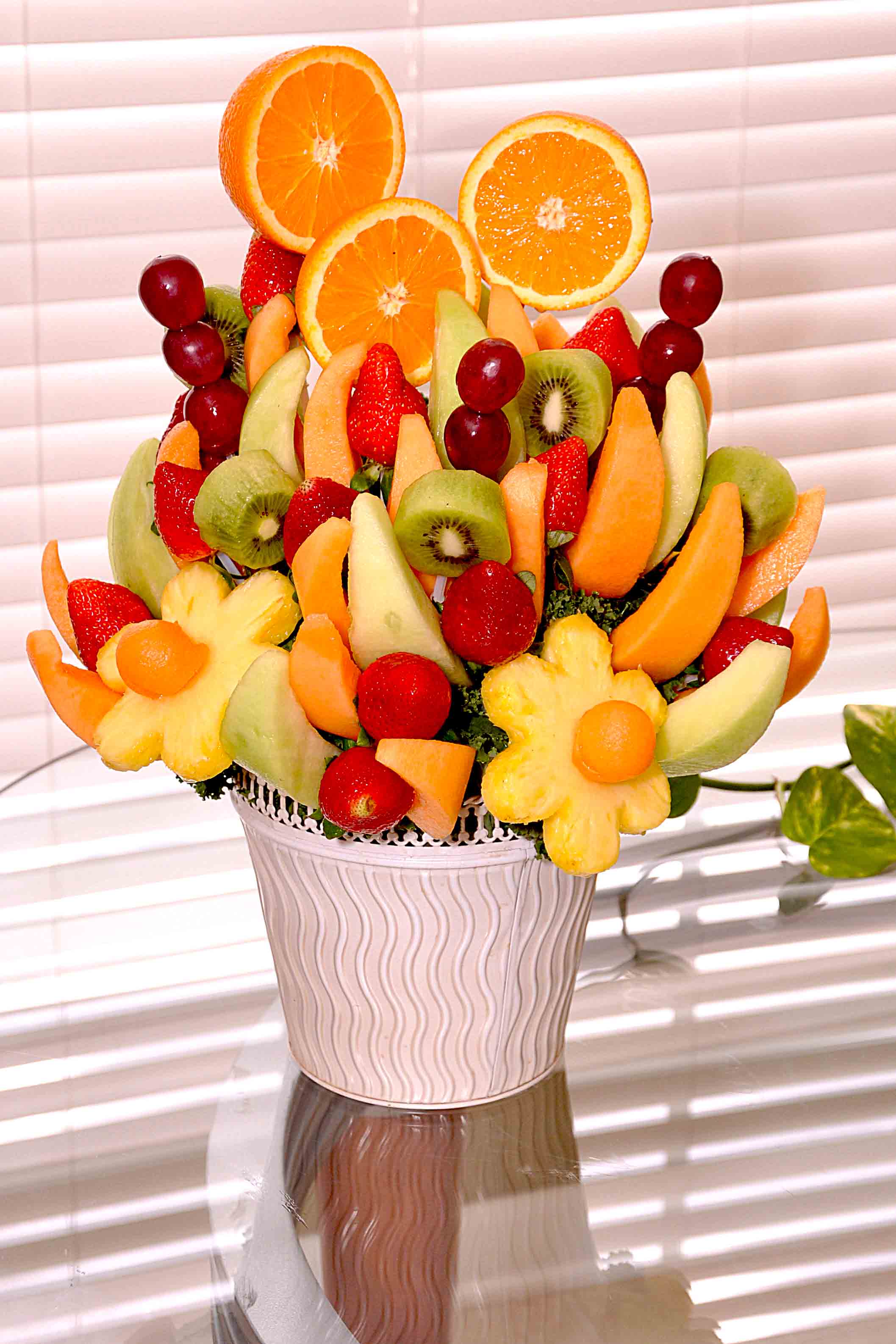 Tropical Sunshine – Delectable Fruit Arrangements Llc