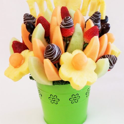 Mom W/Chocolate Dipped Strawberries