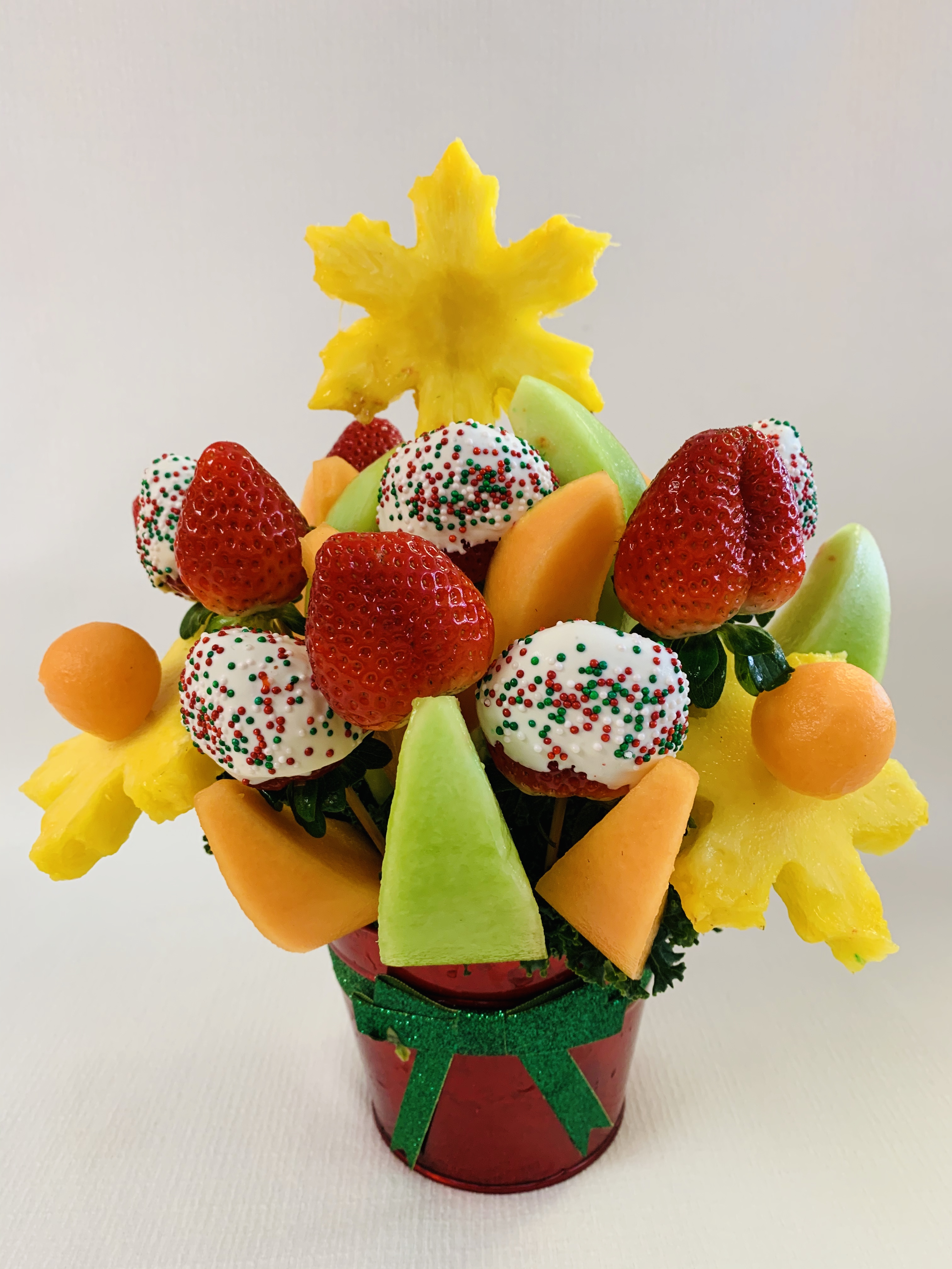 New!!!! Christmas Star Delectable Fruit Arrangements Llc